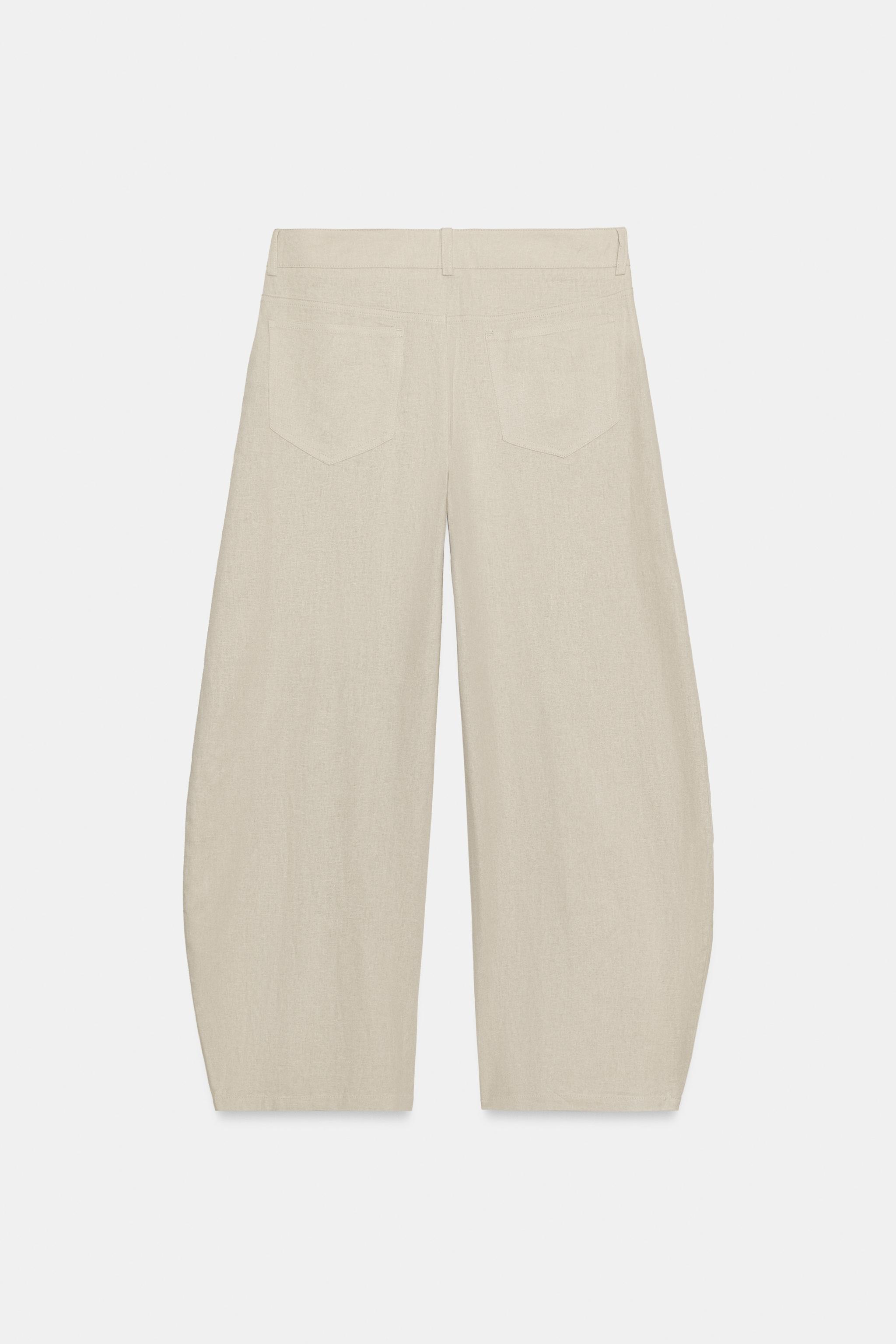 LINEN BALLOON PANTS